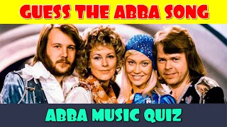 Guess the ABBA Songs Music Quiz