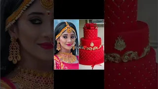 💖Shivangi joshi(naira)same dress as cake🎂||which one is your fav😍?#naira#yrkkh#shorts#ytshorts#viral