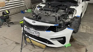 KIA OPTIMA 2016 in VIPER POWER LED 3.0  установка led света в дальний .