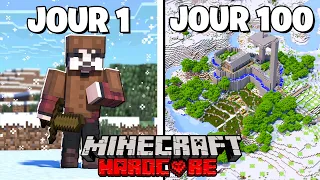 J'ai survécu 100 JOURS sur Minecraft Hardcore 1.0 !