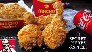 KFC Crispy Fried Chicken @ HOME | 11 Secret Herbs & Spices Revealed