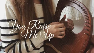 YOU RAISE ME UP - Josh Groban | Lyre harp by janine faye