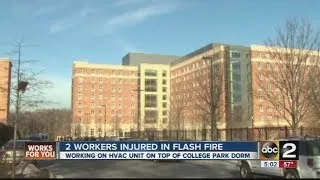 Flash fire at College Park dorm