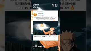 NARUTO ONE SHOTS THE DIVINE TREE 🔥 LAVA STYLE RASENSHURIKEN 🔥 NARUTO VS MADARA