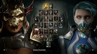 Mortal Kombat 11: Select Screen All Characters and Animations