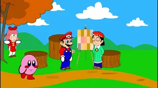 Mario Tricks Adeleine into Painting Inappropriate Art/Grounded