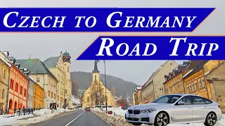 Relaxing Winter Ride: From Czech Republic Over Oberwiesenthal  To Germany | ASMR Car Driving