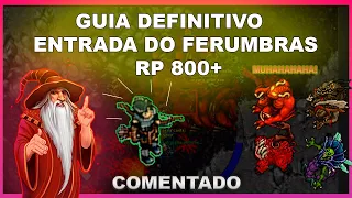 Tibia Royal Paladin 1025 (800+) Guia Caminho Ferumbras. Solo Hunt Ferumbra's Lair - 800 e level 1k.