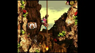 Kong-Fused Cliffs (103%) - Donkey Kong Country 3: Dixie Kong's Double Trouble! 103% Walkthrough