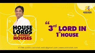 3rd lord in 1st house in Astrology (Third lord in First house) | 3rd Lord in Different Houses