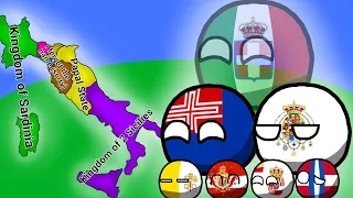 Countryballs - Unification of Italy (1815 - 1870)