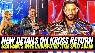 Backstage Details on Kross' WWE Return | USA Wants WWE Title SPLIT? Smackdown & AEW Recaps 8/8/22