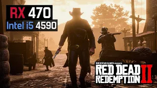 RX 470 - i5 4590 - Red Dead Redemption 2 - FPS Test