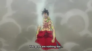 Luffy releases the slaves from prison udon