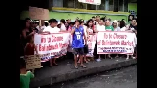 TINDERONG PINOY:  No To Closure Of Balintawak Market.