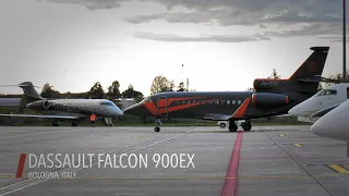MAX VERSTAPPEN's Falcon 900EX PRIVATE JET Departing After IMOLA GRAND PRIX 2022 | 4K