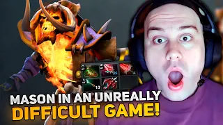 MASON in an UNREALLY DIFFICULT GAME plays on CLINKZ CARRY DOTA 2!