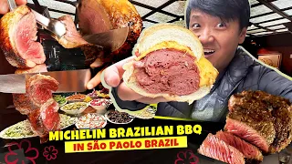 Trying ALL YOU CAN EAT Eat Michelin BRAZILIAN BBQ Buffet in Sao Paolo Brazil