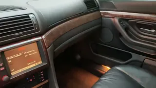 BMW 740iL 2000 E38 - Interior Walkaround 2