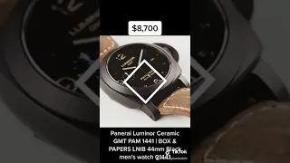 For sale: Panerai Luminor Ceramic GMT PAM 1441 | BOX & PAPERS LNIB 44mm Black men’s watch 01441
