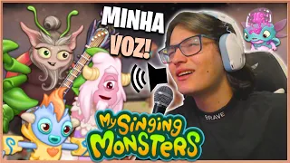 FIZ A MÚSICA DA ILHA CELESTIAL COM MINHA VOZ! E FICOU BOM! | My Singing Monsters