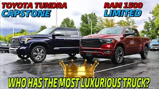 2023 Toyota Tundra Capstone VS RAM 1500 Limited: Who Has The Better Luxury Truck???