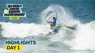 Highlights - Competition Day 1 - 2024 Surf City El Salvador ISA World Junior Surfing Championship