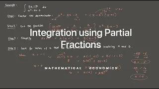 Integration using Partial Fractions