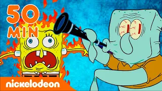 SpongeBob Schwammkopf | 50 Minuten der lustigsten Momente aus Staffel 10! | Nickelodeon Deutschland