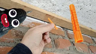 Как прикрутить рейку к бетонной стене  / Как самостоятельно сделать ремонт / Стройка.