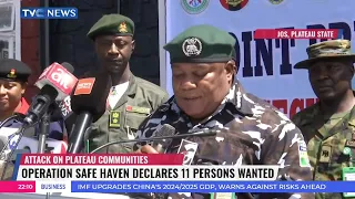 Operation Safe Haven Delcares 11 Persons Wanted After Attack On Plateau Communities