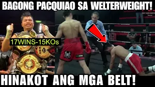 BAGONG PINOY KNOCKOUT ARTIST HINAKOT ANG MGA TITULO SA WELTERWEIGHT!