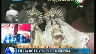 Canal 11 desde Bolivia en la fiesta de la Virgen de Urkupiña