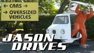 What It’s Like To Drive A 5-Wheeled Porta Potty | Jason Drives