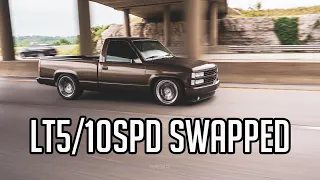 Take a drive in the Zeus ZR1500 LT5 swapped 93 Chevy truck