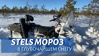 STELS МОРОЗ в ГЛУБОКОМ СНЕГУ