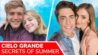 SECRETS OF SUMMER (CIELO GRANDE) Real-Life Couples: Pili Pascual, Giulia Guerrini, Guido Messina