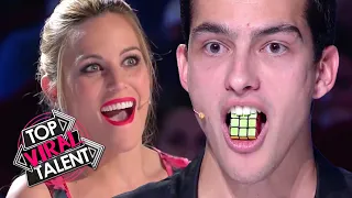 Judges are MYSTIFIED by these CREATIVE RUBIK'S CUBE Acts from AROUND THE WORLD!