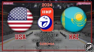USA - KASACHSTAN 🏆 Hauptrunde ★ 2024 IIHF Ice Hockey World Championship