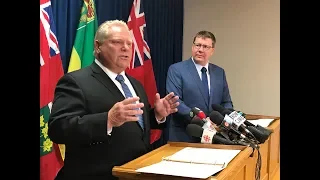 Scott Moe, Doug Ford praise Manitoba's defiance of federal carbon tax