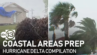 Coastal communities brace for Delta hours before landfall