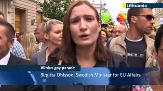 Gay Pride in Europe's former Eastern Bloc: 28 protesters arrested in Lithuania at gay pride march