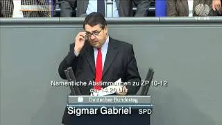 Panzerdebatte Saudi-Arabien (08.07.11) - Sigmar Gabriel (SPD)