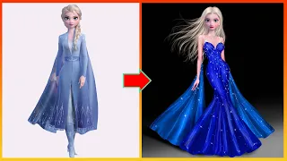 Frozen: Elsa Frozen Transformation - Elsa Frozen Disney Glow Up