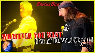 This Song Is A PROBLEM!! | Status Quo - Whatever You Want | Live at Download 2014 | REACTION