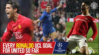 Cristiano Ronaldo | Every UEFA Champions League goal for Manchester United so far | MU v Young Boys