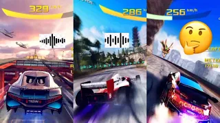 Asphalt 8 sounds of all cars class B - S