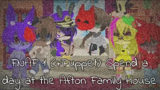 FNAF 1 (+Puppet) Spend a day at the Afton Family House | Demøn