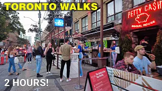 2 Hour Downtown Toronto Walk on a Friday Evening (Sept 2021)