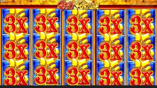 ★★JACKPOT HANDPAY★★$75 BETS★★RED FORTUNE HIGH LIMIT SLOT MACHINE BUENO DINERO MUSEUM SLOTS KONAMI